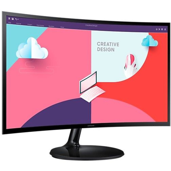 Monitor TFT 61cm/24 (1920x1080) Samsung S24C360EAU 16:9 4ms HDMI VGA VESA Full HD Black - Image 2