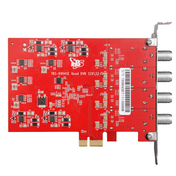TBS6904SE DVB-S2X Quad Tuner PCIe Card - Image 2