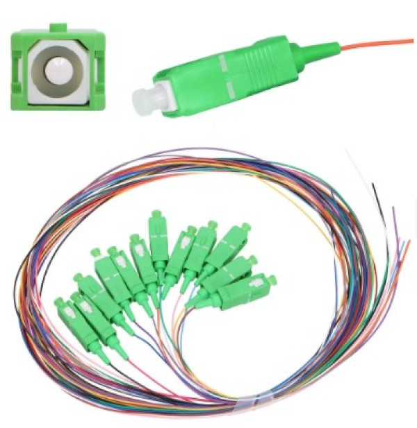 Extralink Pigtails set SC/APC SM G.657A1 12PCS 12-Colors - Image 2