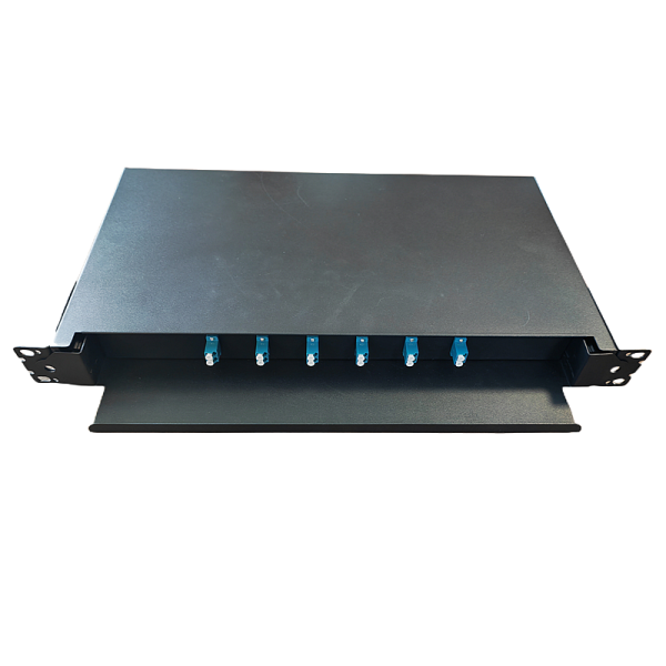 Optički patch panel sa 12 konektora LC/UPC sa kliznim mehanizmom 1 U - Image 2