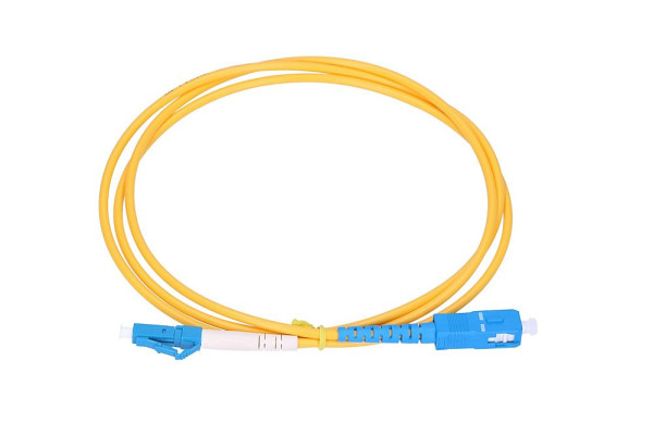 Extralink LC/UPC-SC/UPC Single Mode, Simplex, G652D, 3mm, 2m
