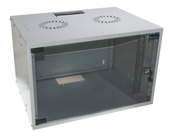Viseći orman 19'' 4U vrata staklena - Image 4
