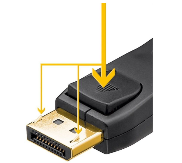 Kabl display port muški na muški 2m 4K crni - Image 2