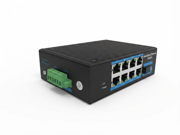 ExeLink ISF1009 8*10/100 neupravljivi industrijski switch Base -TX ports 1*10 Base-FX SC Ports - Image 2