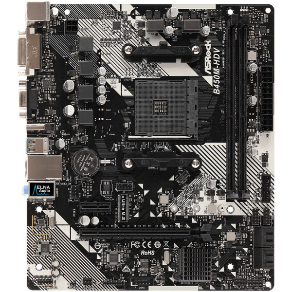 Matična ploča MOT AM4 ASRock B450M-HDV R4.0 mATX - Image 4