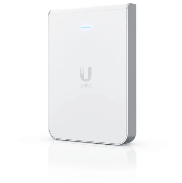 UBIQUITI U6-IW UNIFI6 IN-WALL WALL-MOUNT WIFI6 AP WITH BUILT-IN GBE POE SWITCH