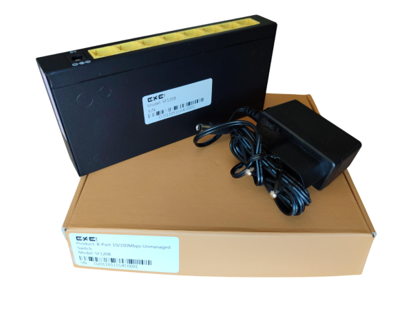 ExeLink SF1208 switch 8 Ethernet Portova, metalno kućište - Image 2