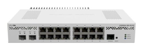 CCR2004-16G-2S+PC sa licencom RuterOS L6, kuciste za pasivno hladjenje