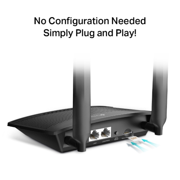 TP-Link 300 TL-MR100 Mbps Wireless N 4G LTE Router - Image 2