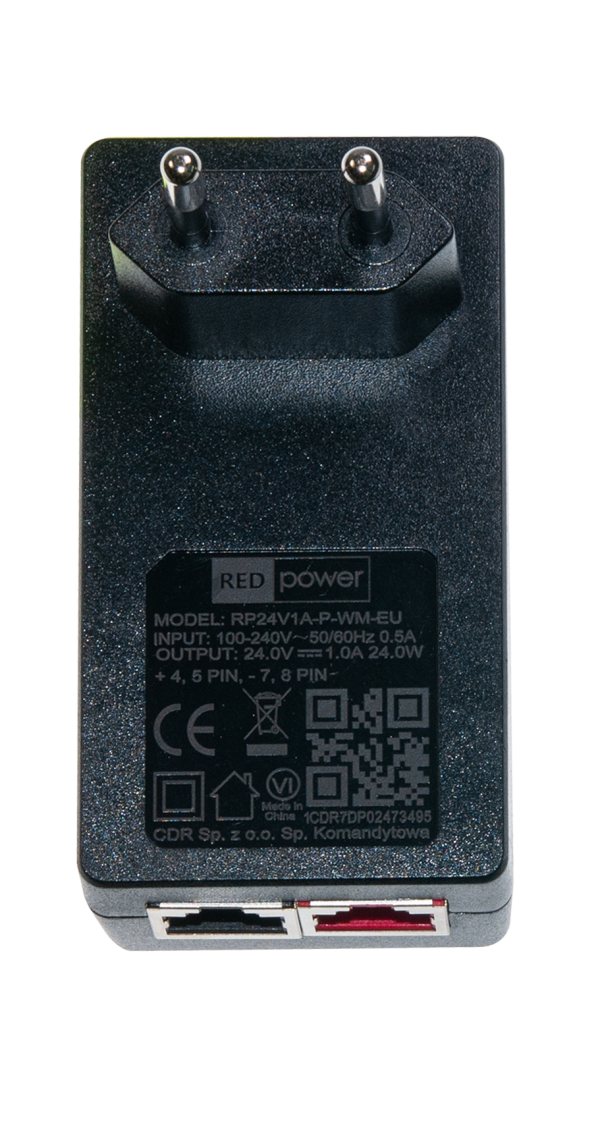 RED Power RP24V1A-P-WM-EU PoE adapter 24V1A FE - Image 3