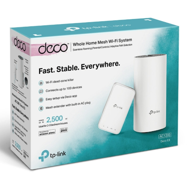 TP-Link Deco E3 - Smart Home Mesh Wi-Fi System (2 pack) - Image 3