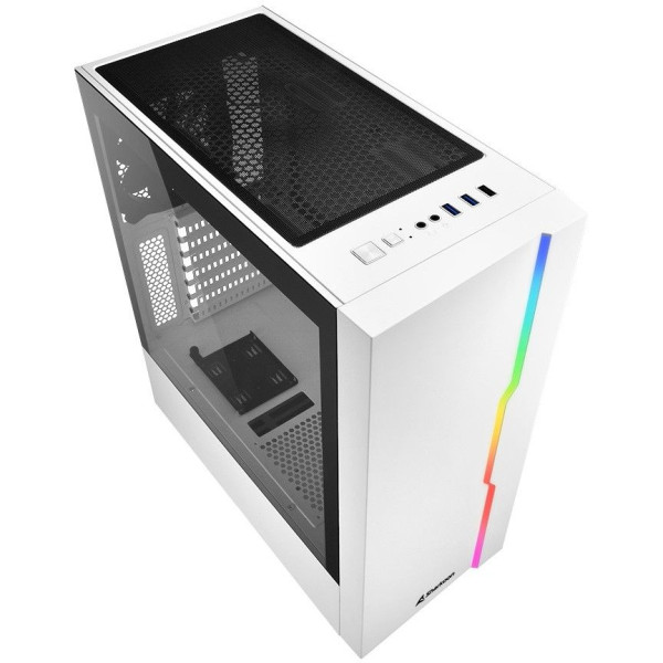 Kućište Midi Sharkoon RGB Slider white - Image 3