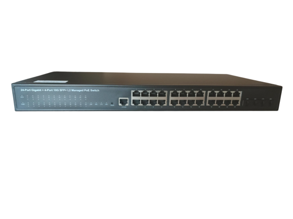 ExeLink SGX3728P-V2 upravljivi POE switch sa 24x10/100/1000 Base-T(POE/POE+), 4x1G/10 GE Base-X SFP+ porta - Image 2