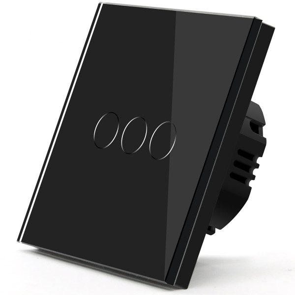 Wi-Fi pametni prekidač 3G TUYA Crni (WIFI TOUCH SWITCH)