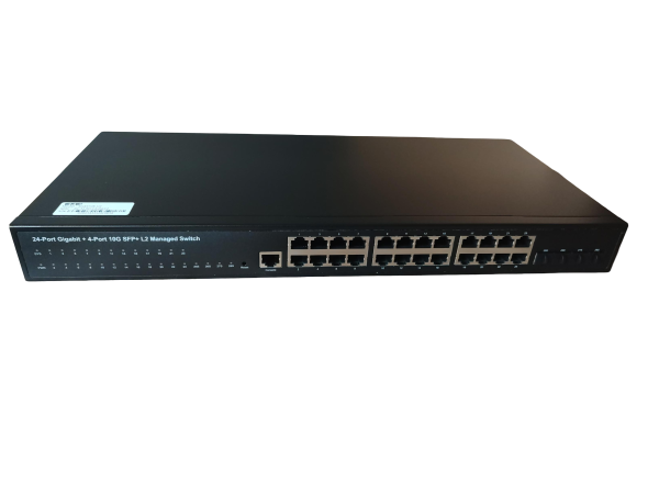 Exelink SGX3728-V2 upravljivi switch za Rack 24x10/100/1000 Base-T,4x1G/10 GE Base-X SFP+ porta L3 - Image 2