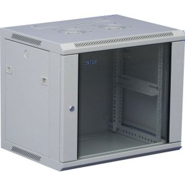 Viseći orman 19'' 6U vrata staklena