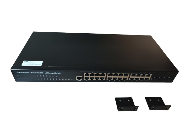 Exelink SGX3728-V2 upravljivi switch za Rack 24x10/100/1000 Base-T,4x1G/10 GE Base-X SFP+ porta L3 - Image 3