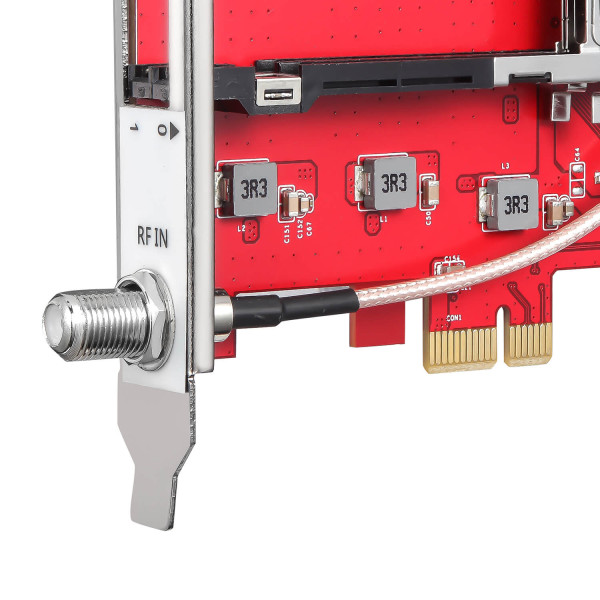 TBS6290SE DVB-T2/T/C Dual Tuner Dual CI PCIe Card - Image 2