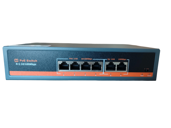 Exelink SF1206TUP switch 4x10/100 Base-TX porta (PoE),2x10/100 Base-TX porta - Image 2