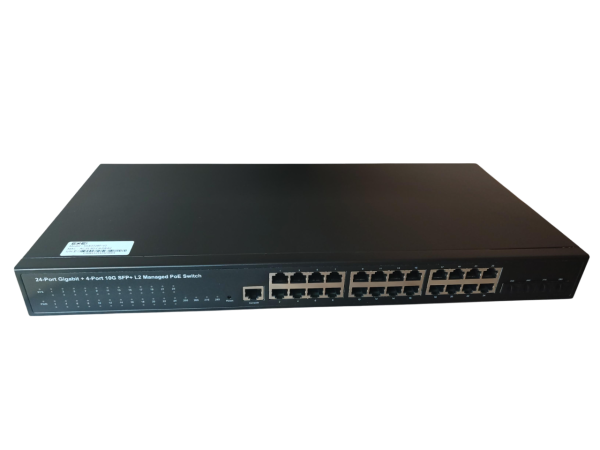 ExeLink SGX3728P-V2 upravljivi POE switch sa 24x10/100/1000 Base-T(POE/POE+), 4x1G/10 GE Base-X SFP+ porta