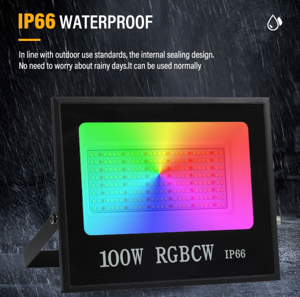 SMART LED REFLEKTOR 100W 10000lm 4000K CRNI - Image 2