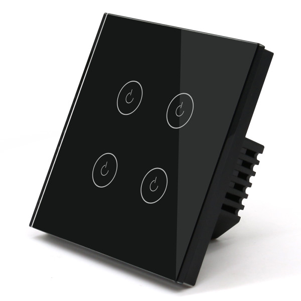 Wi-Fi pametni prekidač 4G TUYA Crni (WIFI TOUCH SWITCH) - Image 4