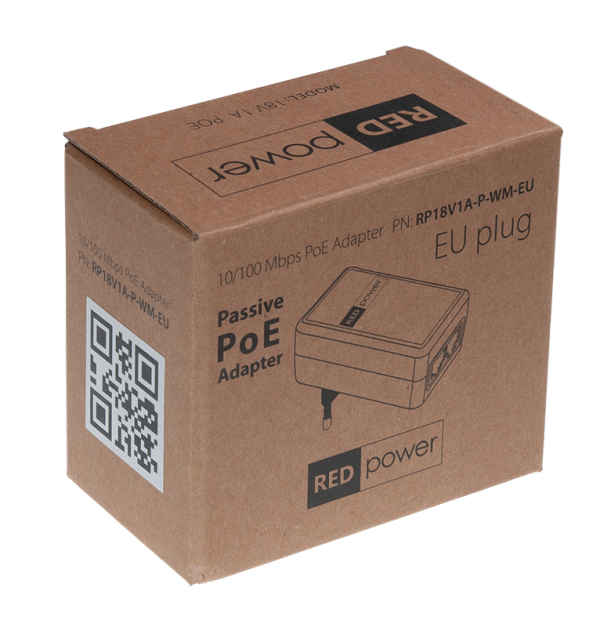 RED Power RP18V1A-P-WM-EU PoE adapter18V1A FE - Image 2