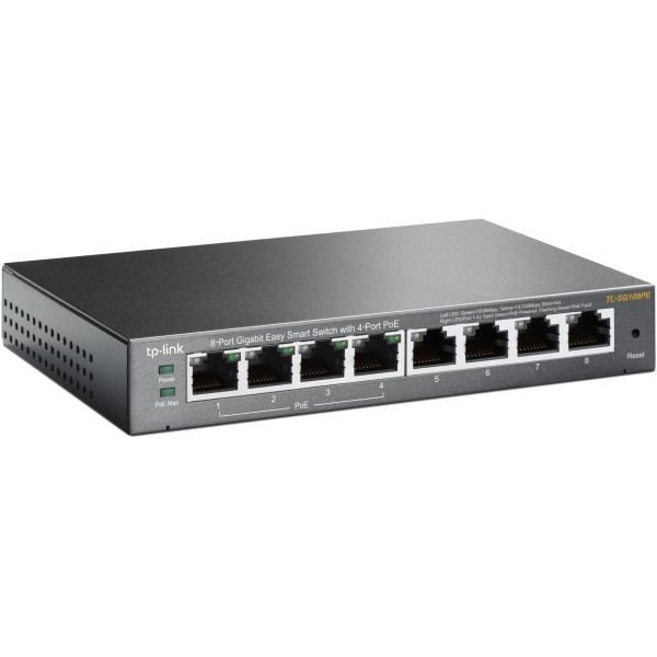 TP-Link switch TL-SG108PE Metall 4x POE - Image 4