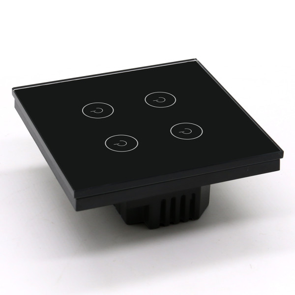 Wi-Fi pametni prekidač 4G TUYA Crni (WIFI TOUCH SWITCH) - Image 3
