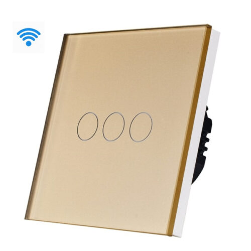 Wi-Fi pametni prekidač 3G TUYA Zlatni (WIFI TOUCH SWITCH)