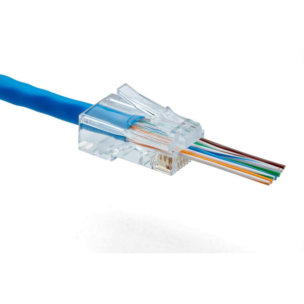 Prolazni modularni RJ45 konektor Cat6 EZ konektor 8P8C - Image 2