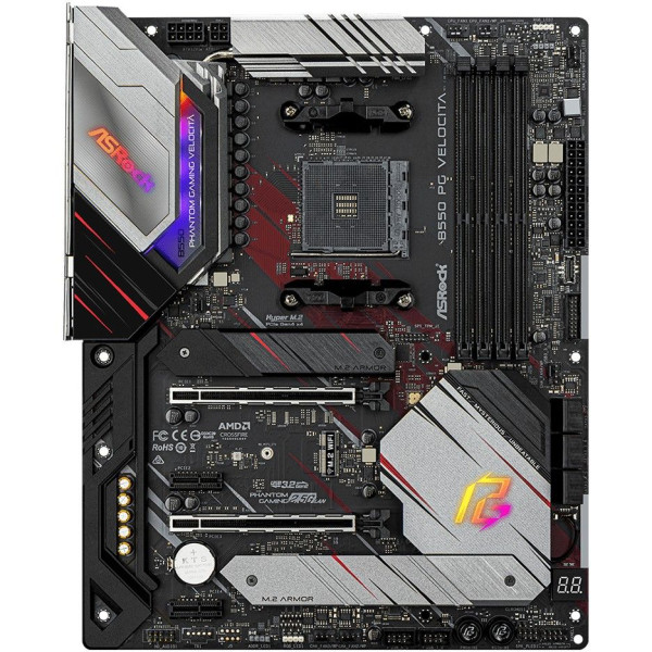 Matična ploča MOT AM4 Asrock B550 Phantom Gaming Velocita - Image 4