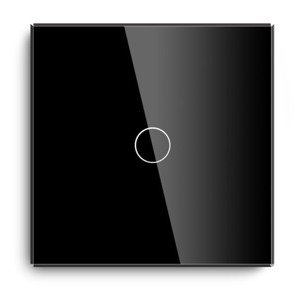 Wi-Fi pametni prekidač 1G TUYA Crni NN (WIFI TOUCH SWITCH)