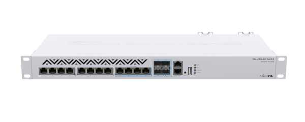 MikroTIK CRS312-4C+8XG-RM with RouterOS L5
