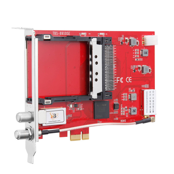 TBS6910SE DVB-S2X Dual Tuner Dual CI PCIe Card - Image 3