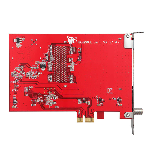 TBS6290SE DVB-T2/T/C Dual Tuner Dual CI PCIe Card - Image 3