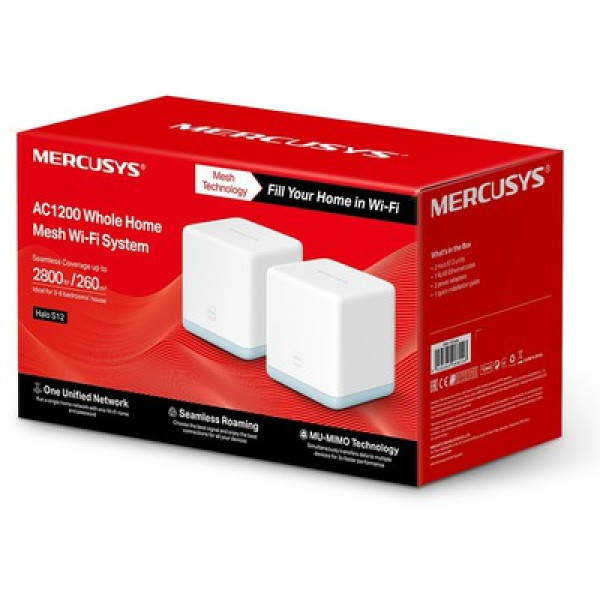 Mercusys Halo S12 (2 pack), Halo Mesh WiFi system - Image 4