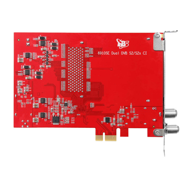 TBS6910SE DVB-S2X Dual Tuner Dual CI PCIe Card - Image 2