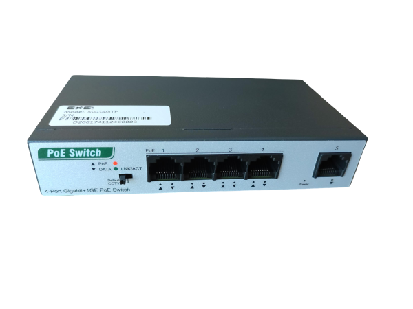 ExeLink SG1005TP neupravljivi switch 4x10/100/1000 Base-T(POE/POE+) 1x10/100/1000 Base-T porta - Image 2